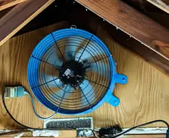 attic fan services with installed attic ventilation fan system in Honolulu, HI